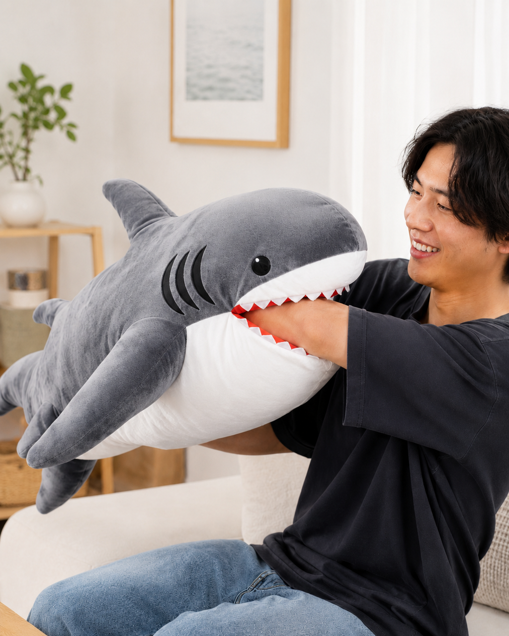 Chumbuddy Shark Pillow Over 3 Feet Large!